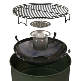 Barbecook Edson Holzkohlegrill Army Green Ø 47,5 cm
