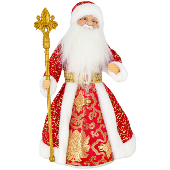 Ded Moros Väterchen Frost Weihnachtsmann Dekofigur 40cm mit Bonbonbehälter Weihnachtsdekoration