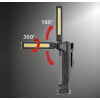 Laserliner NovaMaster 800 Taschenlampe mit 180° schwenkbarem und 360° drehbarem Leuchtkopf