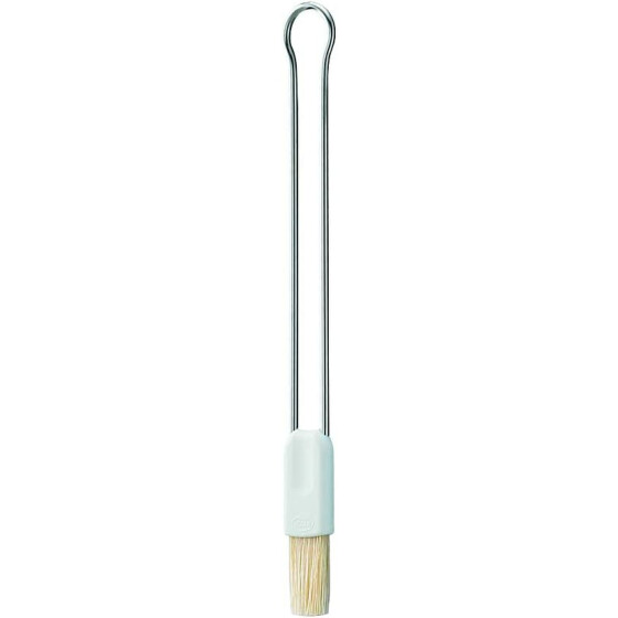 RÖSLE Backpinsel 2,5 cm Pinsel mit reinen Naturborsten zum Einfetten und Glasieren Drahtgriff