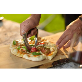 RÖSLE Pizzarad Pizzamesser mit stabilem Rad und ergonomischem Griff Edelstahl