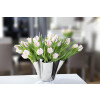 Philippi Margeaux Vase Edelstahlvase von Hand gefaltet  ideal für Tulpen Rosen Dekoobjekt