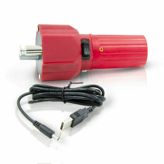 Grillmotor Akku mit USB-Anschluss Schaschlik Mangal für Drehspießregler Sesam